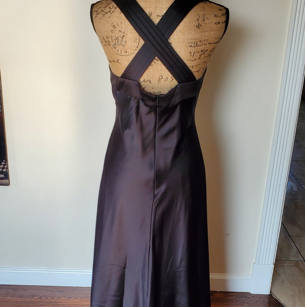 Elegant black full length gown